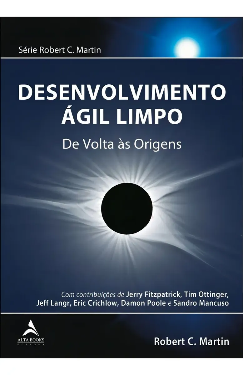 Capa do livro Desenvolvimento Ágil Limpo