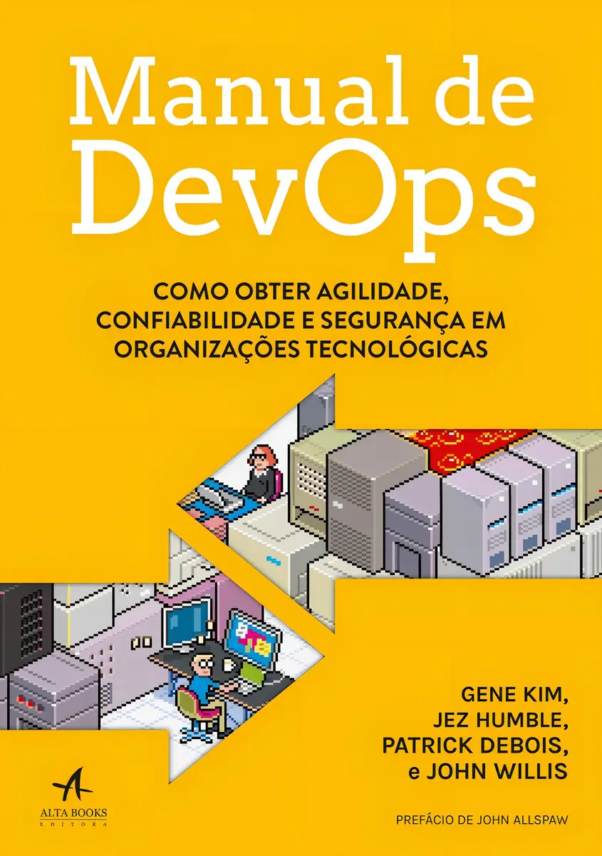 Capa do livro Manual de DevOps